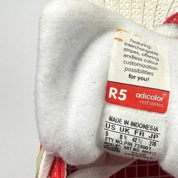Vintage Adidas Superstar 2 Adicolor R5 Red Suede White Shell Toe Sneakers Size 9 Vintage Adidas Superstar 2 Adicolor R5 Red Suede White Shell Toe Sneakers Size 9